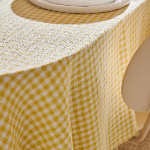 CASA Vichy Mantel Amarillo