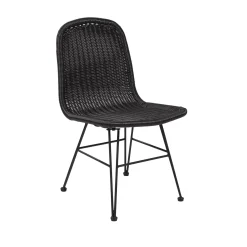 CASA Vienna Silla De Comedor Negro