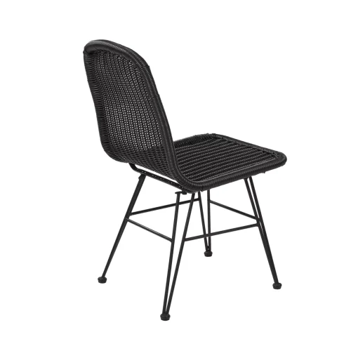 CASA Vienna Silla De Comedor Negro