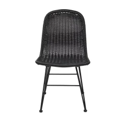 CASA Vienna Silla De Comedor Negro