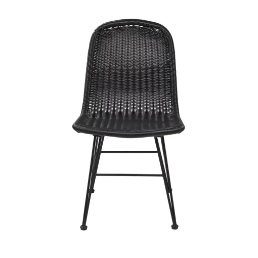 CASA Vienna Silla De Comedor Negro
