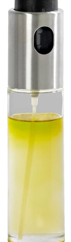 CASA Vinaigre Aceitera-Vinagerera Negro, Plateado, Transparente