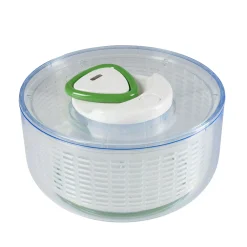 CASA Zyliss Centrifugadora De Ensalada Verde, Transparente
